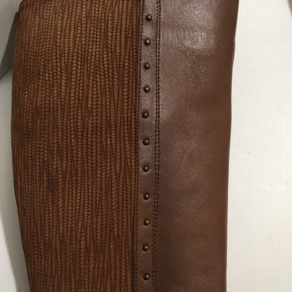 JBloom tall smooth and textured leather boots - Picture 7 of 16